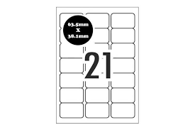To create a page of different labels, see create a sheet of nametags or address labels. Dick Smith A4 Self Adhesive Address Labels Compatible With Avery Word Templates For Laser Inkjet Printers Mailing Sticker 21 Per Page Industrial Material Handling Packing Shipping