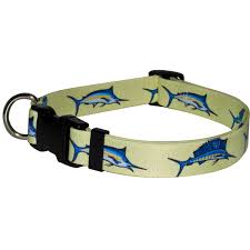 Amazon.com : Yellow Dog Design Bill Fish Dog Collar 3/8" Wide and Fits Neck  4 to 9" : Pet Supplies