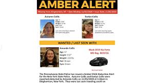 If any news station wants to use this footage, you can use it with credit.). Pennsylvania State Police Issue Amber Alert For Two Girls Abducted From New York Phillyvoice