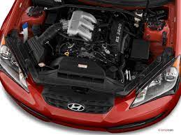 The 2010 hyundai genesis coupe shares its name with the genesis sedan, but that's effectively where the sharing stops. 2011 Hyundai Genesis Coupe Pictures Engine U S News World Report