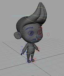 Little Boy Rig 3d Model 3d Model Character Little Boys 3d Model