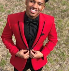 Pink tuxedo jacket +pant beads suit mens stage wearmens tuxedos wedding plus size 4xl pink royal blue white black red groom suit. 2021 Red Tailored Mens Suit Peaked Lapel Wedding Tuxedos Suits One Button Made Graduation Prom Coat Vest Pant From Yimi1230520 71 43 Dhgate Com Prom Suits For Men Red Prom Suit Prom Suits