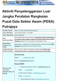 Perkhi perkhidmat dmatan an awam awam di malays malaysia ia boleh boleh dibahag dibahagika ikan n kepada kepada beberapa beberapa pering peringkat kat terbah ahagi agi kepad kepadaa tiga tiga peri peringk ngkat at iaitu iaitu kera keraja jaan an persekutuan sebagai kerajaan pusat diikuti oleh. Majlis Perbandaran Kulai Official Aktiviti Penyelenggaraan Luar Jangka Peralatan Rangkaian Pusat Data Sektor Awam Pdsa Putrajaya