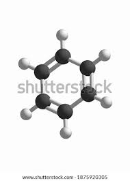An aromatic functional group characterized by a ring of six carbon atoms, bonded by alternating single and double bonds. Shutterstock Puzzlepix