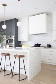 Mount Pleasant Spec Home Laura Tonopa Interiors Calgary White Modern Kitchen Dwell Kitchen Kitchen Interior