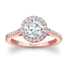 At once modern and vintage in feel, rose gold engagement rings make a distinctive, beautiful choice. Barkev S Rose Gold Halo Engagement Ring 7933lp Barkev S