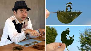 Meet the Japanese artist turning leaves into intricate works of art