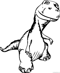 Not only complete dinosaurs, some dinosaurs lovers also loves to identify dinosaur fossils. Dinosaur Coloring Pages Dinosaur Skeleton Black Printable Coloring4free Coloring4free Com