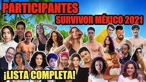 Este domingo conoceremos al ganar. Lista Completa Participantes Survivor Mexico 2021 Youtube