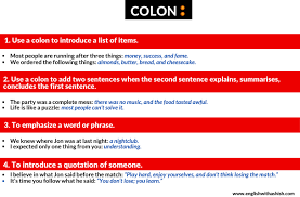 Maybe you would like to learn more about one of these? When And When Not To Use A Colon In English Usages Rules And Examples