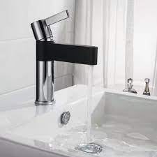 Whether you choose a matte or polished finish, your black faucet will easily hide water spots that is black too dark for a family bathroom? Ajaccio Single Handle Chrome Matte Black Deck Mounted Bathroom Faucet