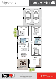 Brighton 3 Grady Homes Floor Plan Brochure 2 Floor Plans House Design House Plans