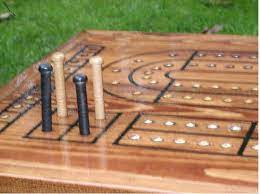 Cribbage coffee table 17 high x 22 wide x 48 long this beautiful trestle style cribbage coffee table is made from your choice of 2 thick solid oak or ash and measures approx. The Right Jack Cribbage Board Coffee Tables Home Facebook