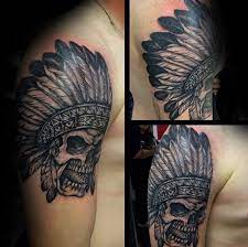 However, it will fit not for everyone and the society won't treat it well. 80 Indian Skull Tattoo Designs For Men Cool Ink Ideas