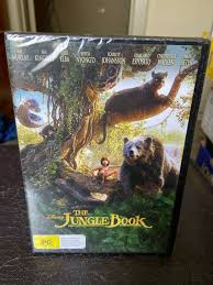 The Jungle Book DVD Disney 2016 PAL Region 4 four Scarlett Johansson Idris  Elba