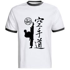 New Summer Fashion Cheap T Shirt Karate Martial Arts Kick Male T Shirt Shotokan T Shirts With Short Sleeve Free Shippin Male T Shirt Karate Karate Martial Arts