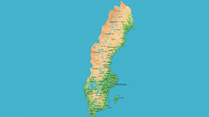 Compartir cualquier lugar, encuentra tu ubicación, el clima, la regla. Mapa Fisico De Suecia