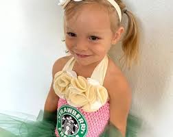 Frappuccino Inspired Tutu Dress