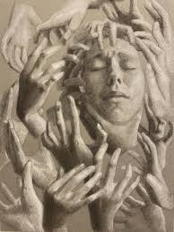 Avery Hale @ave_hailstorm drawing himself, drawing himself. #Scaddotedu  @scaddotedu #scadsavannah #scadfoundations #scad2027 #scad2028 #scad2029  #lifedrawing #selfportraitdrawing