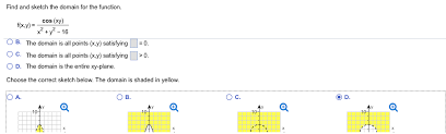 Solved Find And Sketch The Domain For The Function F X Chegg Com