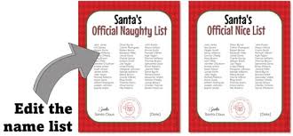 Then just print out the elf on the shelf naughty notice printable and have fun! Free Santa Nice List Certificate Editable And Printable