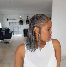 Short headband braids, braided bangs and braids in half up hairstyles can have different textures and braided patterns. Thinking Of Grey Braids Here S What It Really Looks Like On 9 Women Bn Style