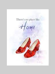 Lotsatot 3 (only in susie's dream). The Wizard Of Oz There S No Place Like Home Quote Art Art Prints Quotes Wizard Of Oz Quotes Art Quotes