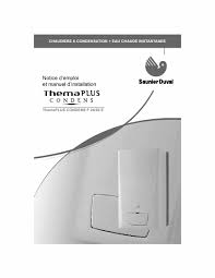 Saunier Duval Vesugaz Sd 1 05 Support Sav Depannage Notices Manuels