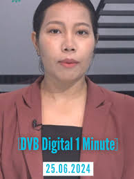 DVB Digital 1 Minute News from Myanmar