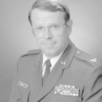 General (GEN) Charles L. Donnelly Jr., commander in chief US Air  Force/Europe, addresses the group assembled for a change of command  ceremony. The Air National Guard Air Defense Alert Detachment 11 will