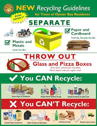 what you cant recycle in town of oyster bay in 2019