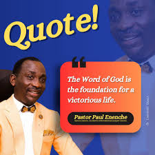 QUOTE OF THE DAY "The Word of God is the foundation for a victorious life." 
