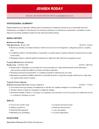 We've gone over the summary and the main responsibilities. 2021 Maintenance Manager Resume Example Guide Myperfectresume