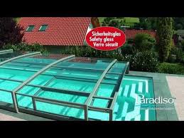 Paradiso Schwimmbaduberdachung Limone Glasklar Und Transparent Youtube Schwimmbaduberdachung Glasuberdachung Schwimmbader
