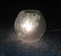 Our floor lamps come in different heights, styles, and colours to suit the style of your home. Set Of 2 Ikea Knubbig Table Lamps Frosted Glass Cherry Blossom White Lights Euc 1812615356
