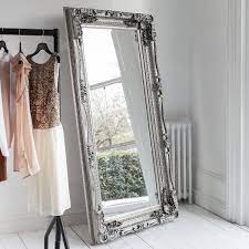 The free standing full length mirror also includes hidden storage for your jewelry! Decorative Silver Full Length Mirror Primrose Plum