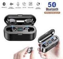 True Wireless Earbuds, Bluetooth 5.0 Headphone, in-Ear Touch Control Hi-Fi  Stereo Sound IPX7 Waterproof, Built-in Mic Earphones Gift for Work Sport ...