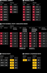 Wilson Jersey Size Chart