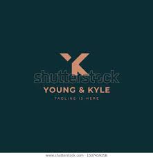 Logo Letter Initials Y K Concept Stock Vector Royalty Free 1507459358