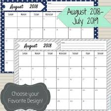 The editable format means such calendar that you can customize to your. 2019 2020 And 2020 2021 Editable Printable Calendar Tpt