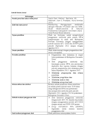 Contoh pengisian raport paud narasi k13 contoh raport untuk anak paud kurikulum 2013. Contoh Review Jurnal Farmasi