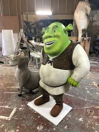 Shrek And Donkey Shrek Hand Decorated Hand Carved