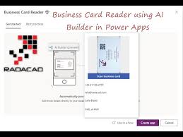 Bcreader allows you to convert your old paper based cards into digital contacts. Business Card Reader With Power Apps And Ai Builder Youtube