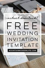 Free Printable Wedding Invitation Templat Wedding Invitations Printable Templates Diy Wedding Invitations Templates Free Printable Wedding Invitation Templates