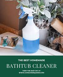 (from experience, make a note of where they all go before doing this!). Homemade Bathtub Cleaner Easy Diy Made With 2 Simple Ingredients