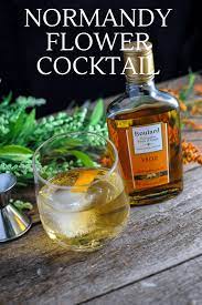 Normandy Flower Cocktail Calvados Brandy Cocktails Easy Drink Recipes