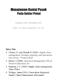 Mengurangi biaya material vs meningkatkan penjualan. Supply Chain Management 3 Pdf Manajemen Rantai Pasokan Manajemen Strategis