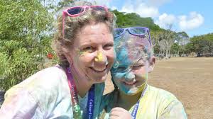 Runners in a frenzy over colour run