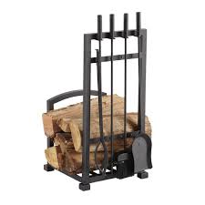 Olympia tools iron firewood toolset, kindling & log rack neatly stacks firewood off the ground and away from harmful moisture. Log Carriers Fireplace Accessories You Ll Love In 2021 Wayfair