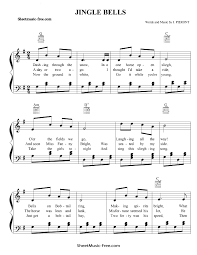 Music flashcards | treble clef note names; Jingle Bells Sheet Music Easy Piano Sheet Music Sheetmusic Free Com